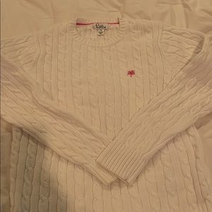 Excellent condition. Size medium cableknit cotton crewneck
